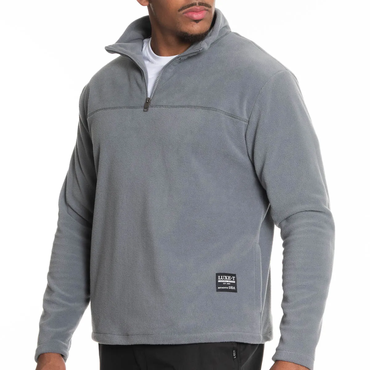 1/4 Zip Mock Neck Polar Fleece