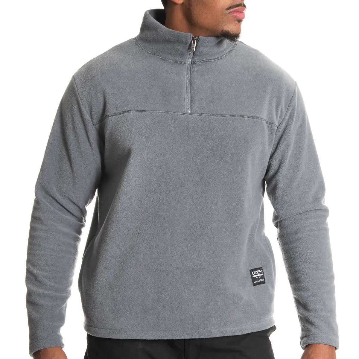 1/4 Zip Mock Neck Polar Fleece