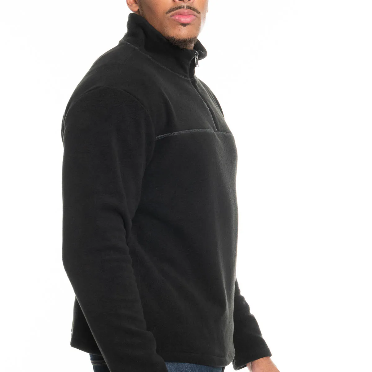 1/4 Zip Mock Neck Polar Fleece