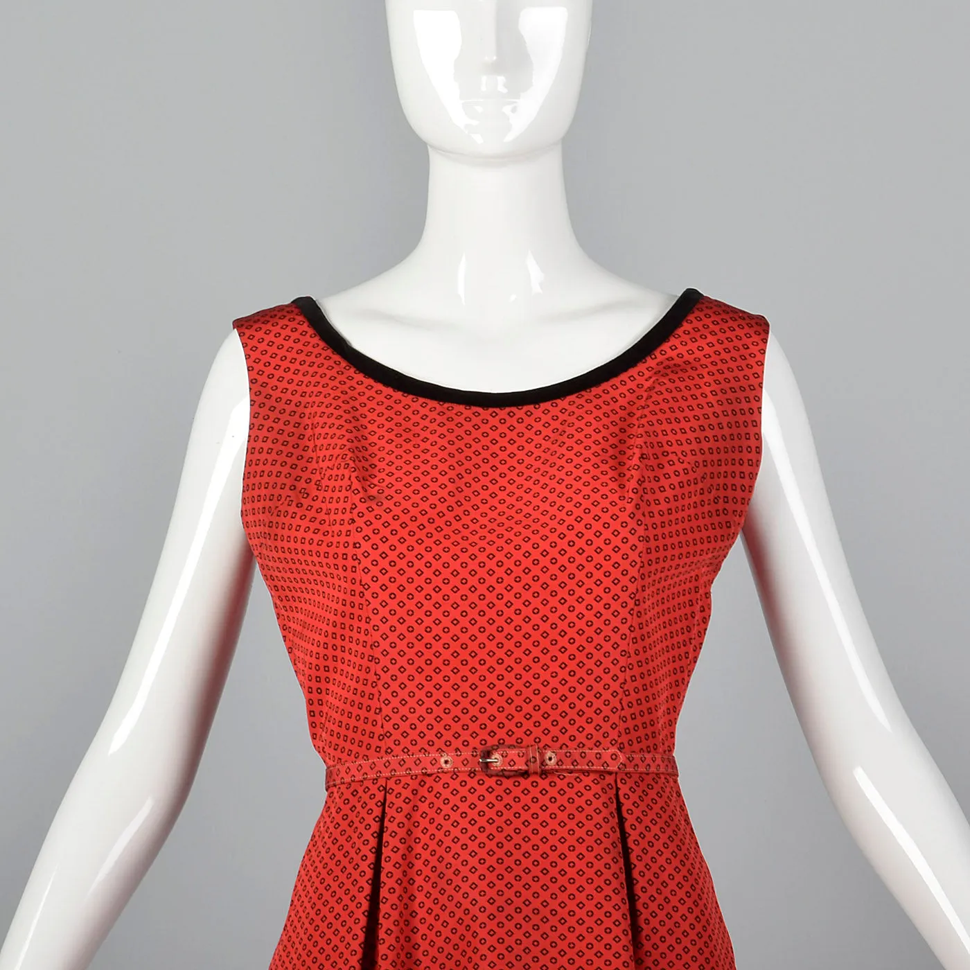 1950s L'Aiglon Red Dress with Matching Jacket