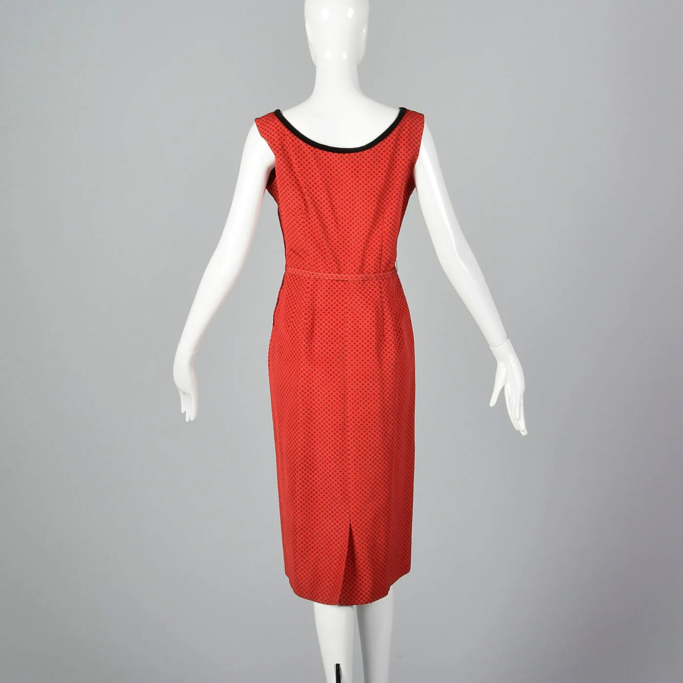 1950s L'Aiglon Red Dress with Matching Jacket