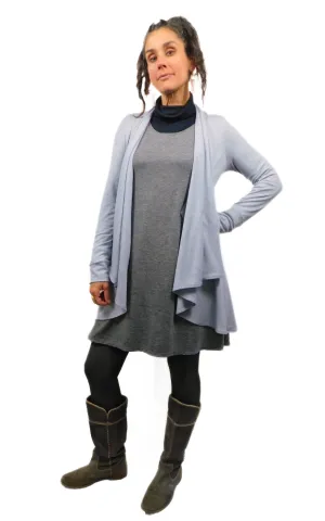 3 Garments - Wrap, Tunic and Sweater - Merino Wool - S,M,L