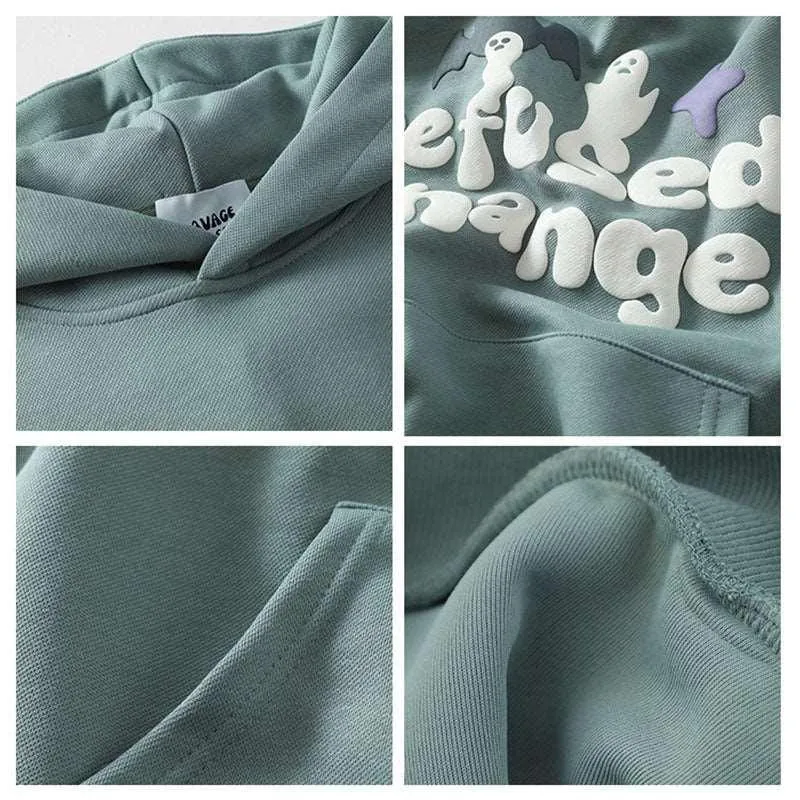 American High Street Fleece-Lined Couple Hoodie