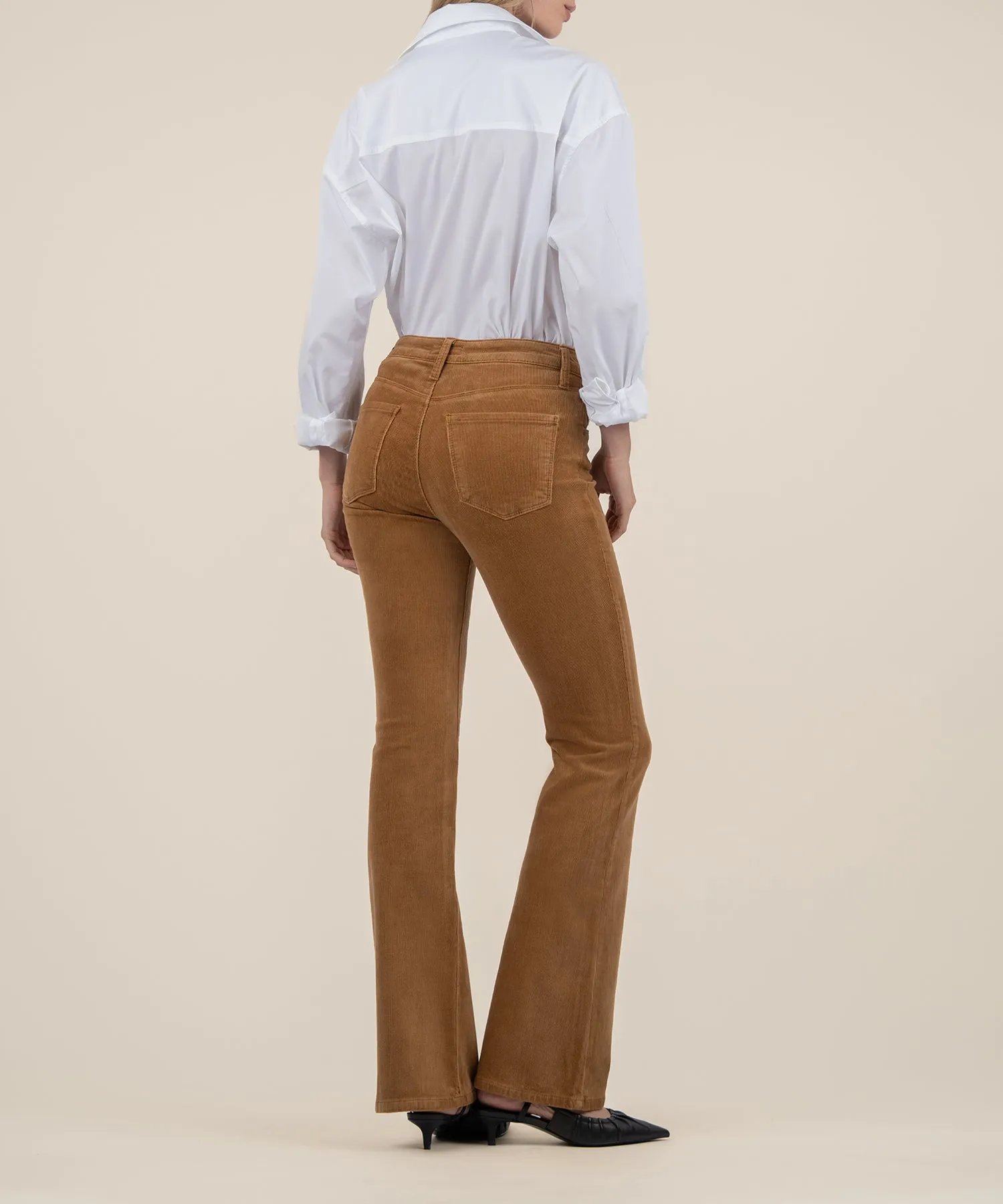 Ana Corduroy High Rise Flare