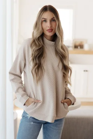 Annie Mock Neck Pullover