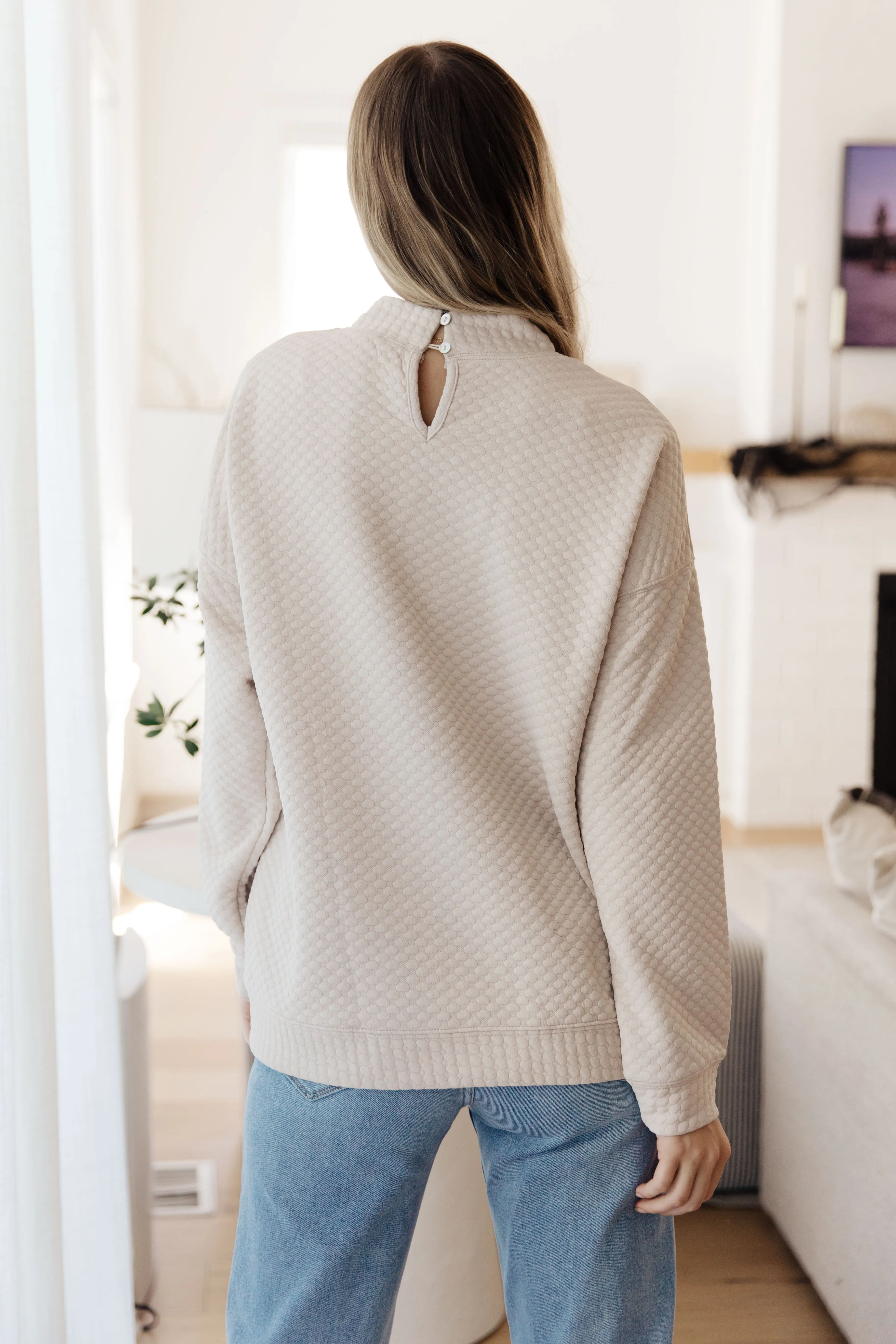 Annie Mock Neck Pullover