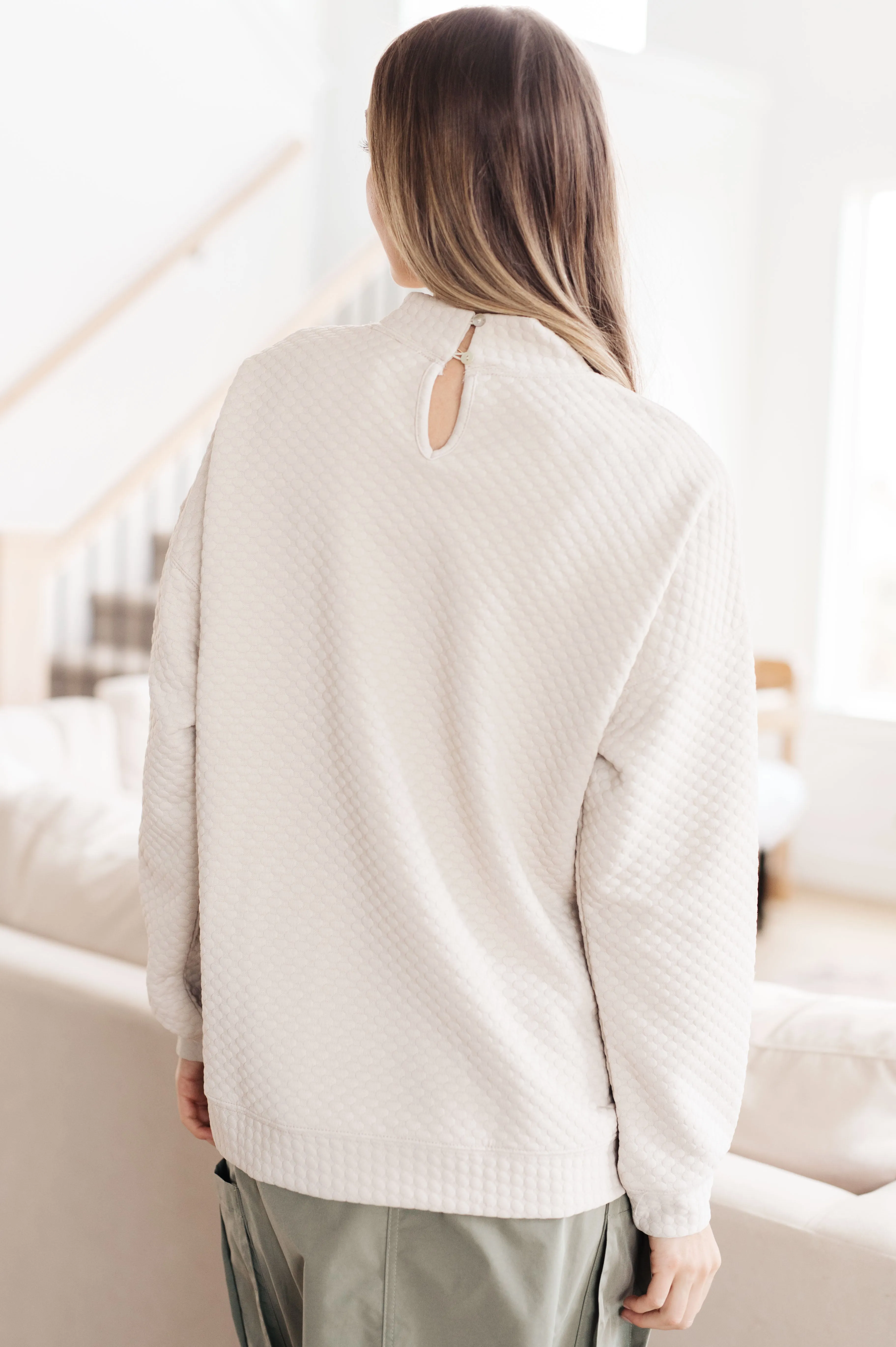 Annie Mock Neck Pullover