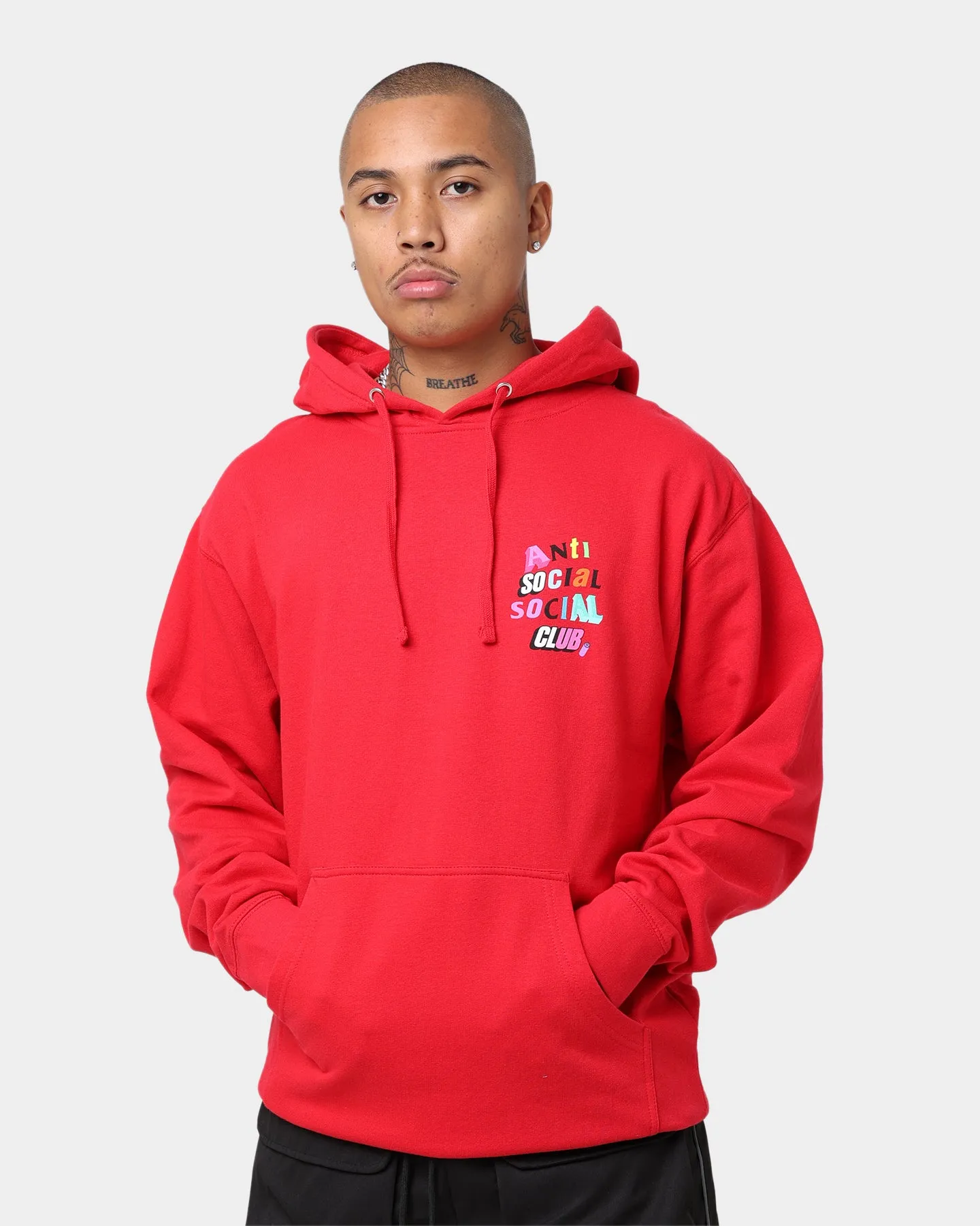 Anti Social Social Club The Real Me Hoodie Red