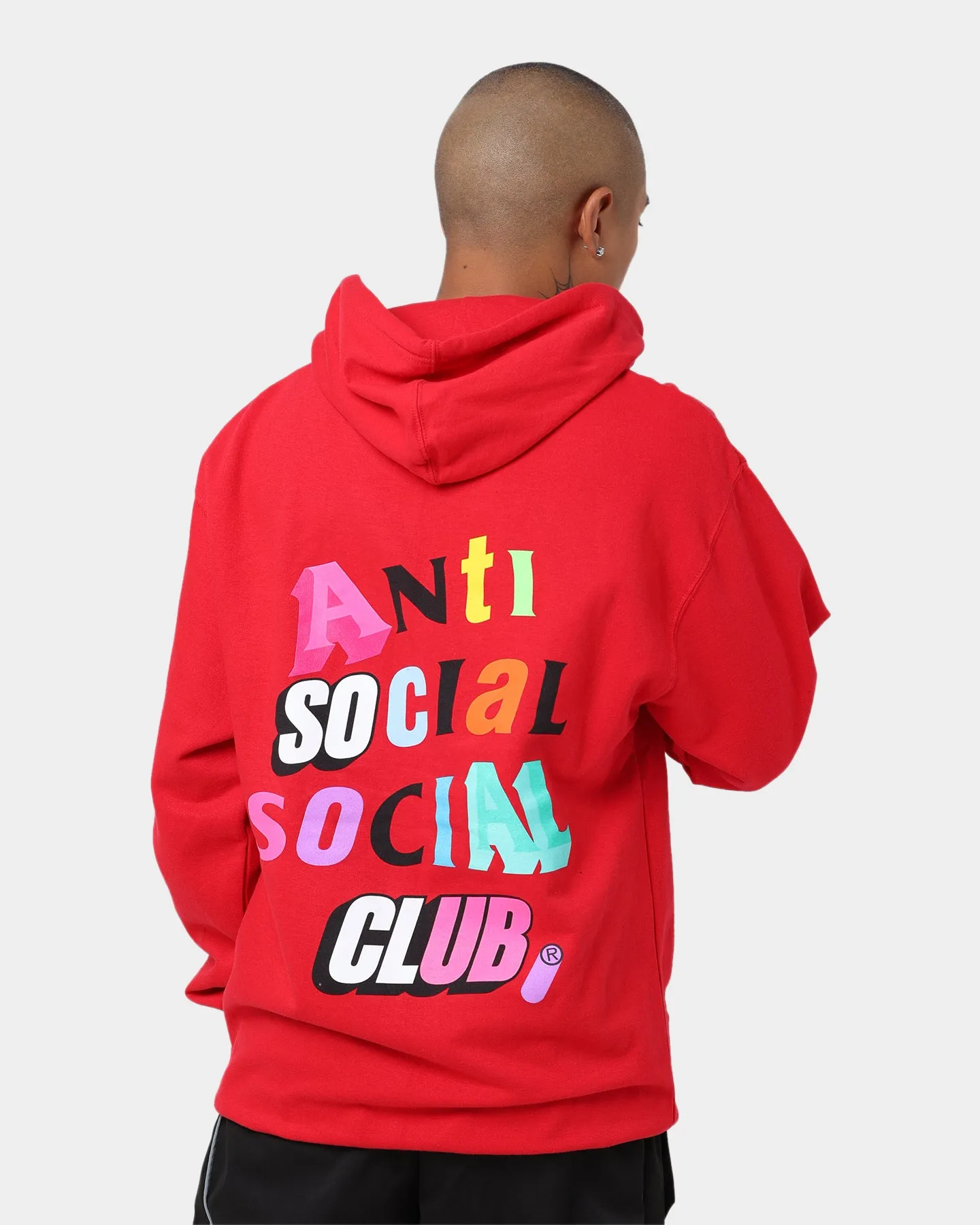 Anti Social Social Club The Real Me Hoodie Red