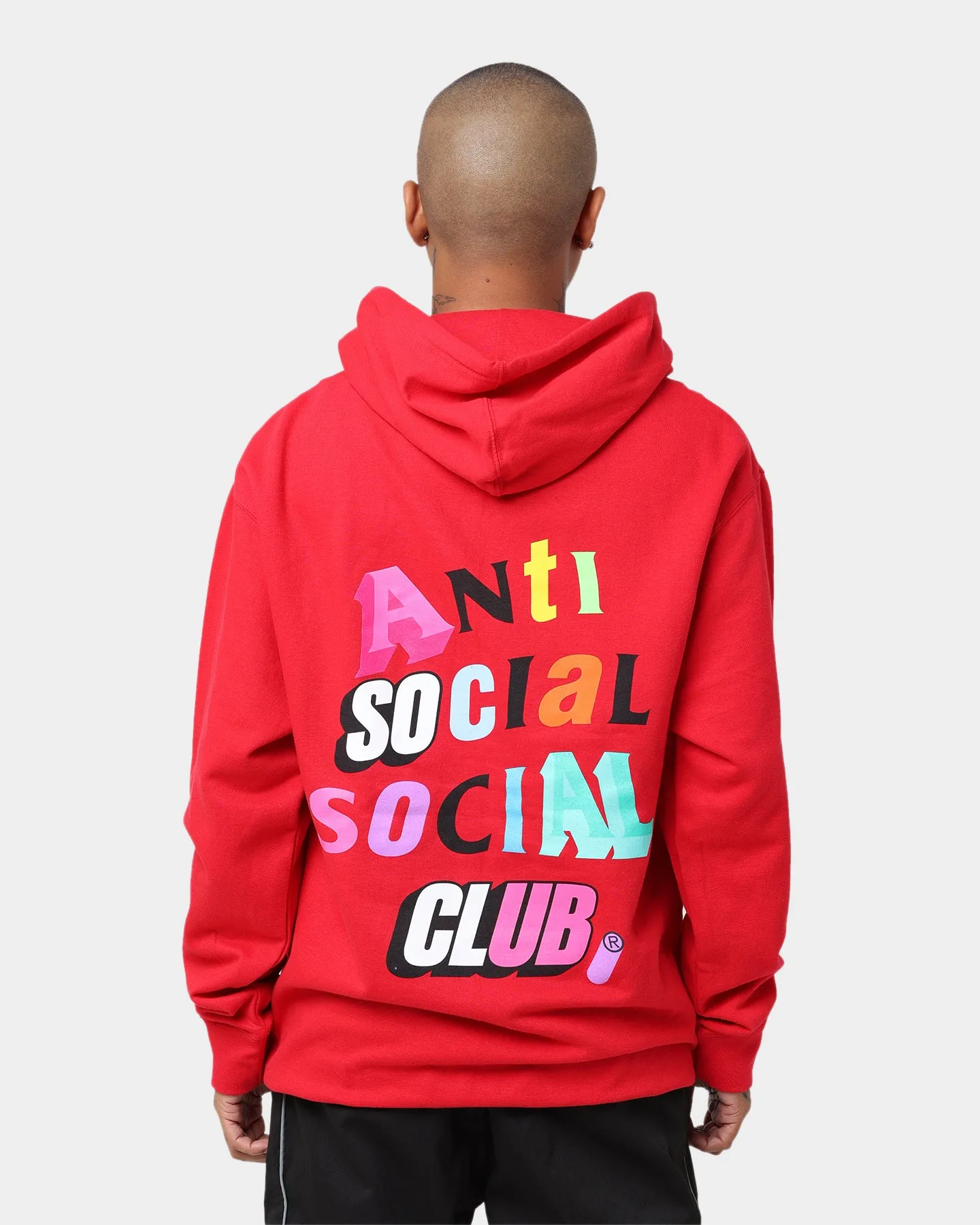 Anti Social Social Club The Real Me Hoodie Red