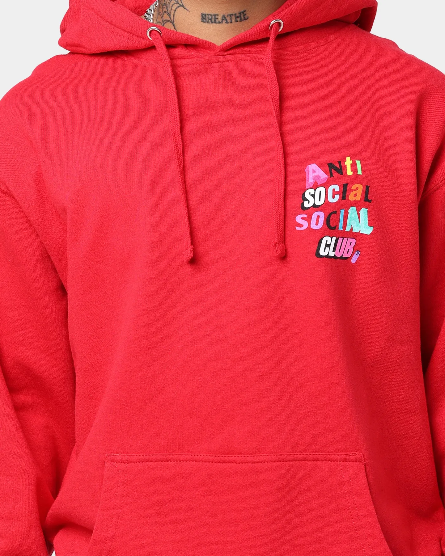 Anti Social Social Club The Real Me Hoodie Red