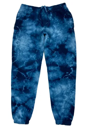 Blue Crystal Wash Joggers