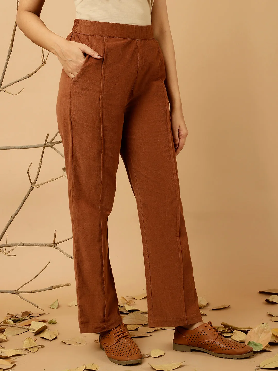 Brown Corduroy Pants