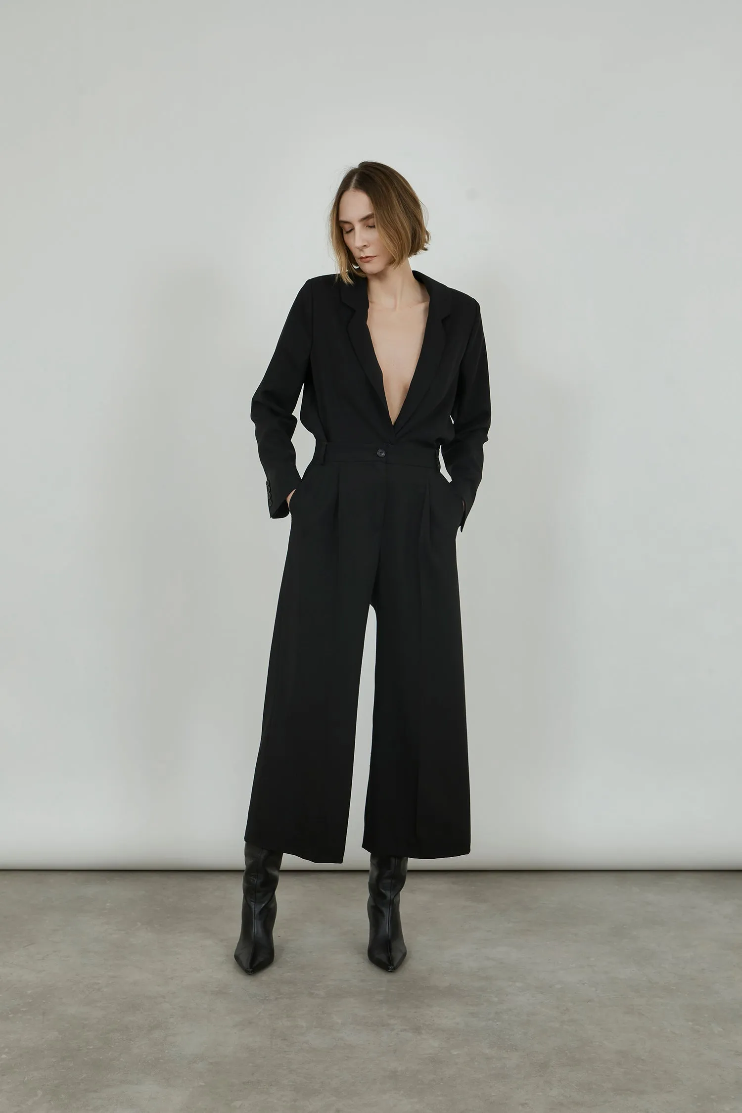 Carina trousers | Black - Virgin wool