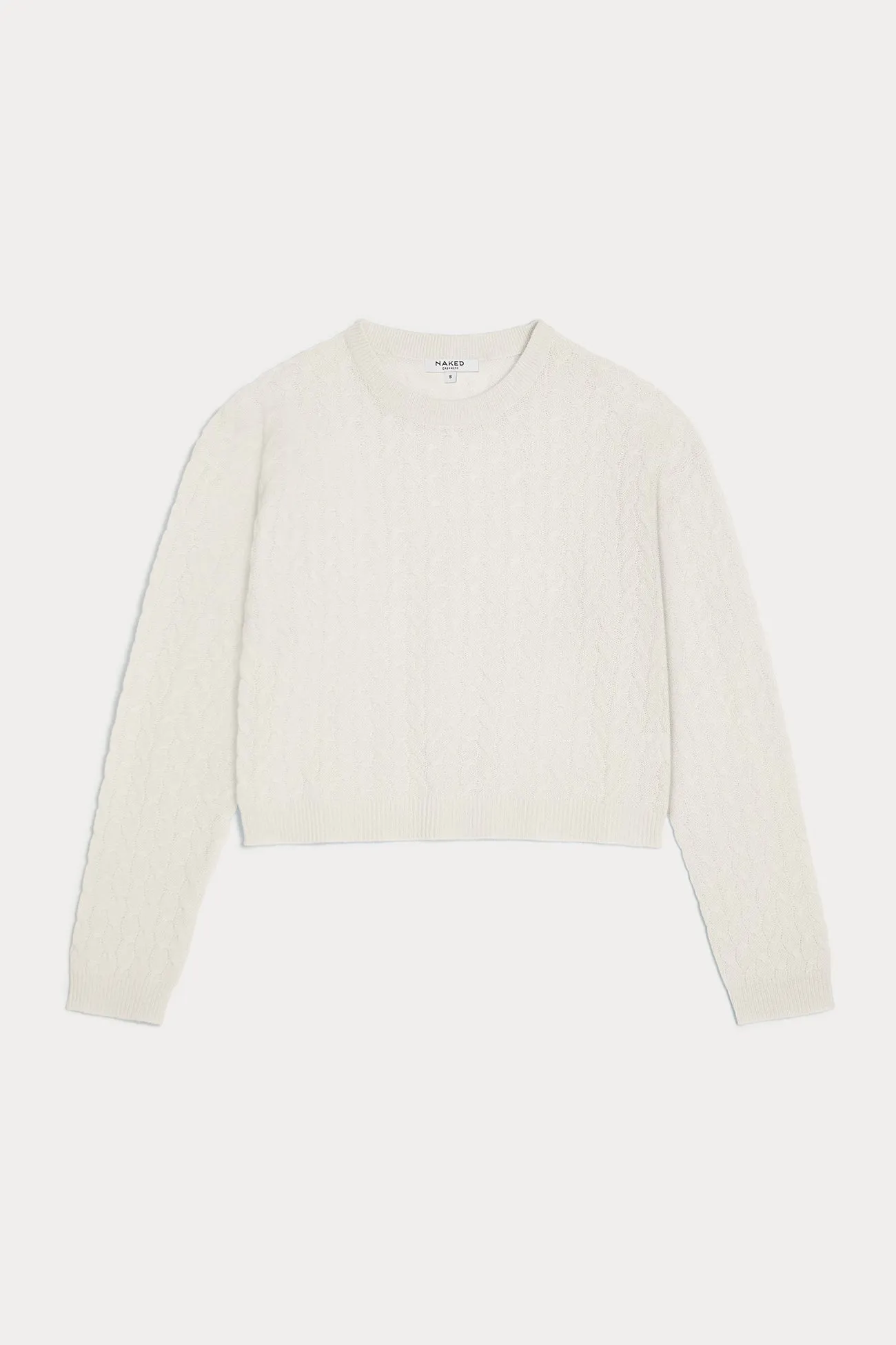 CHRISSY CABLE KNIT CROPPED SWEATER