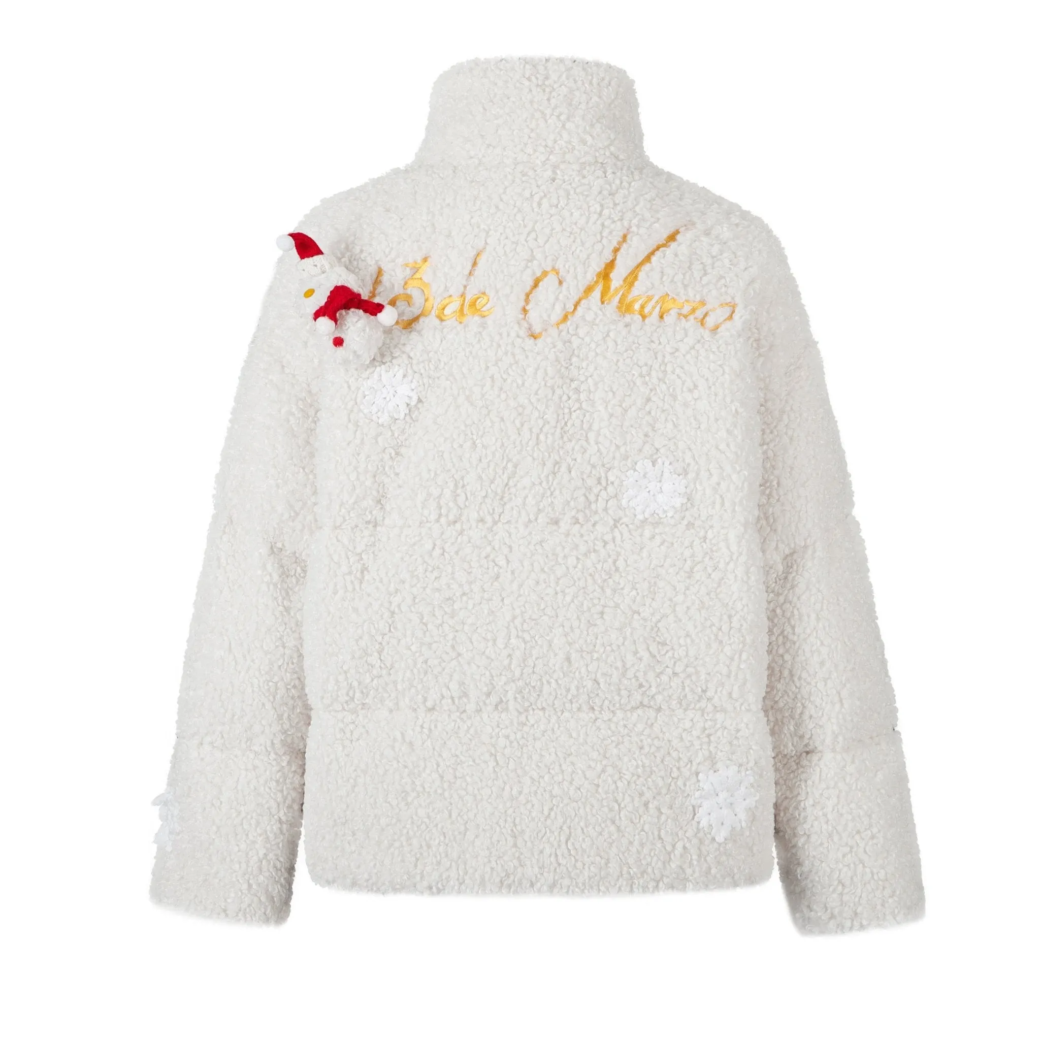 Christmas Snowman Bear Fleece Coat