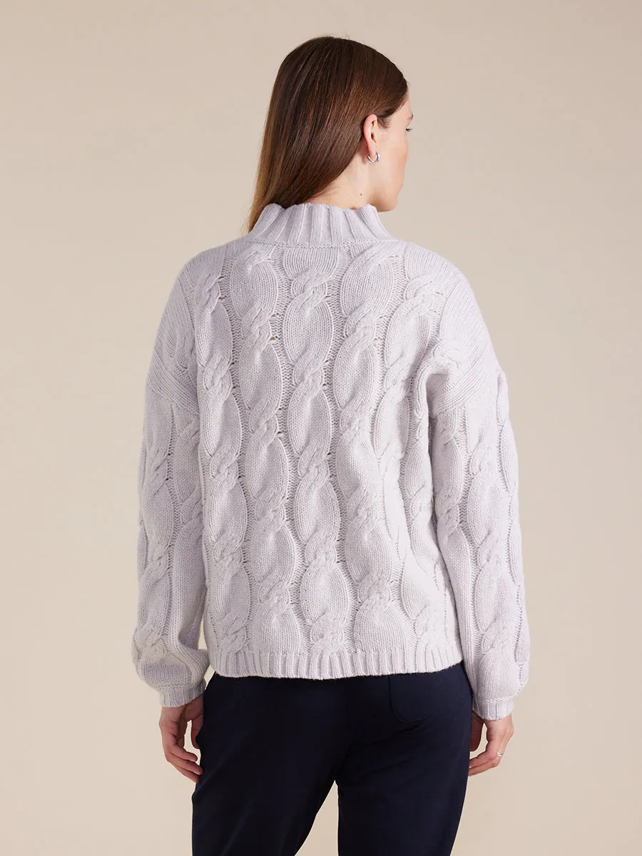 Chunky Cable Fleck Sweater