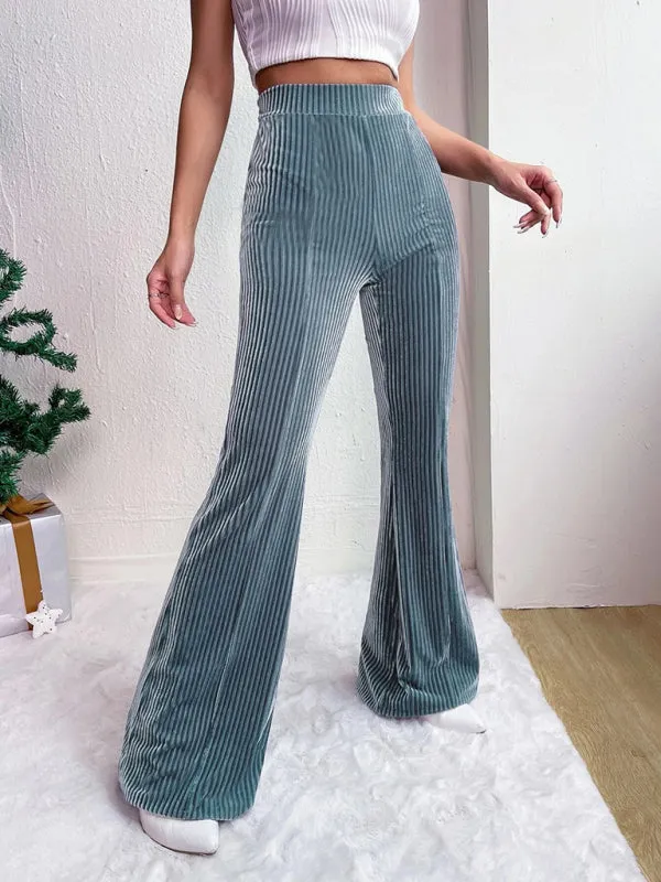 Corduroy Flared Pants for Women