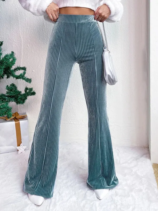 Corduroy Flared Pants for Women