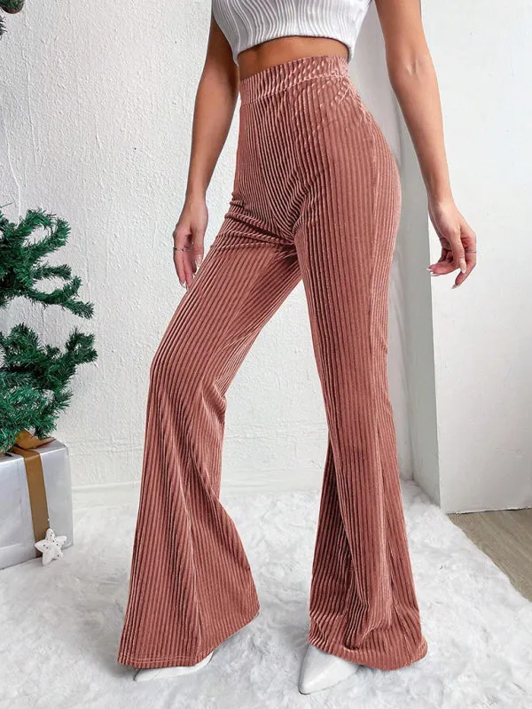 Corduroy Flared Pants for Women