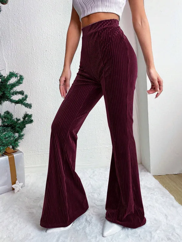 Corduroy Flared Pants for Women