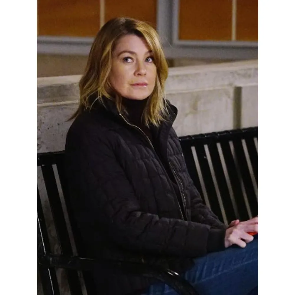 Ellen Pompeo Quilted Jacket