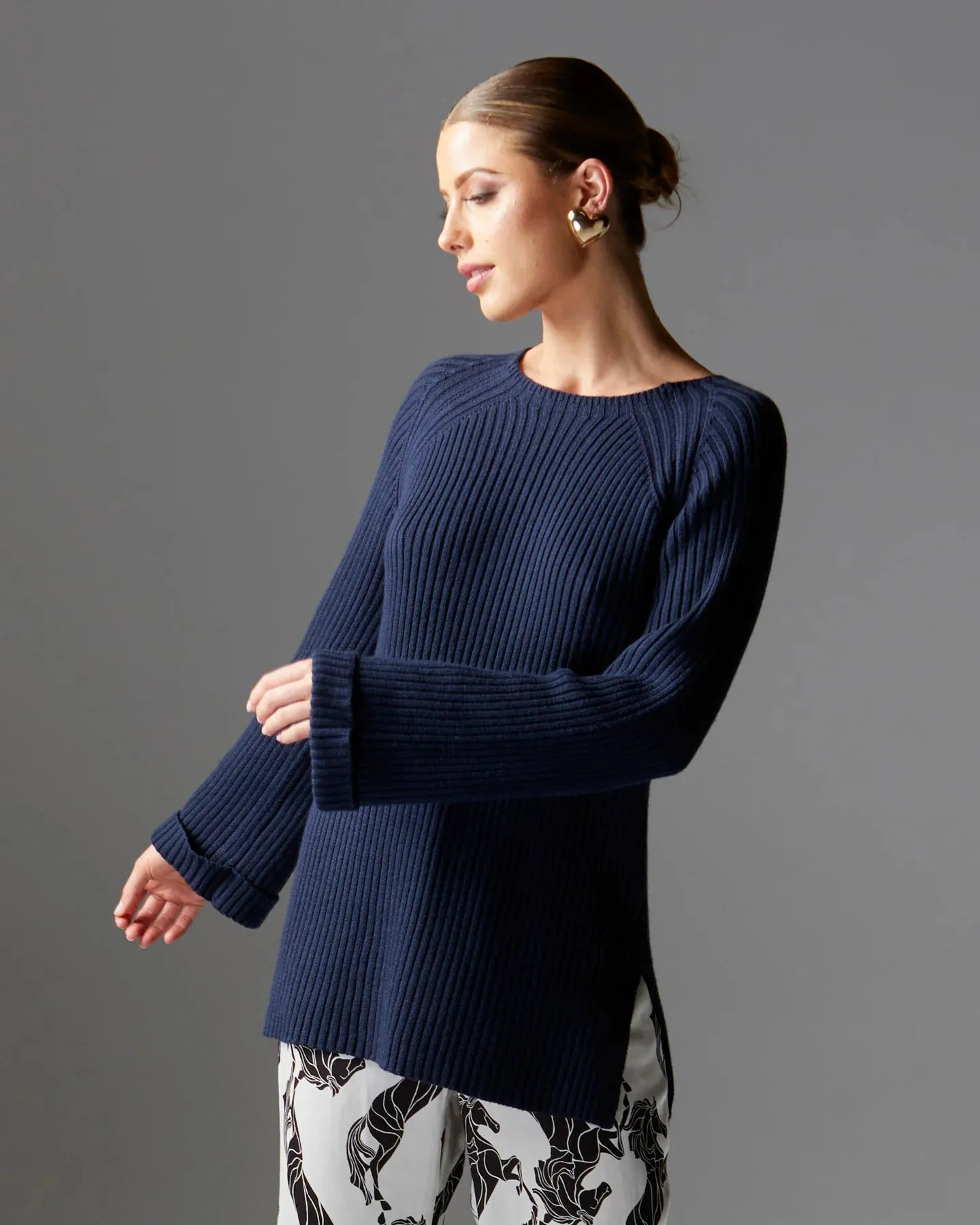 Fate & Becker Bluebell Rib Tunic