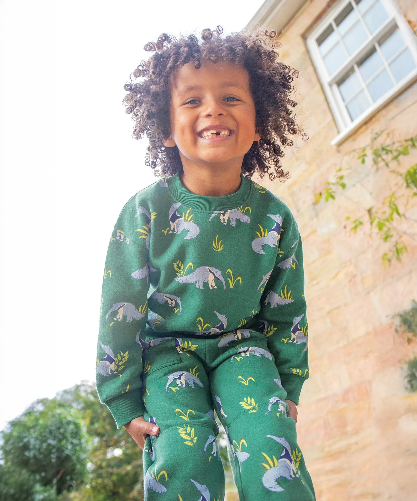 Frugi Malpas Joggers - Anteater Parade