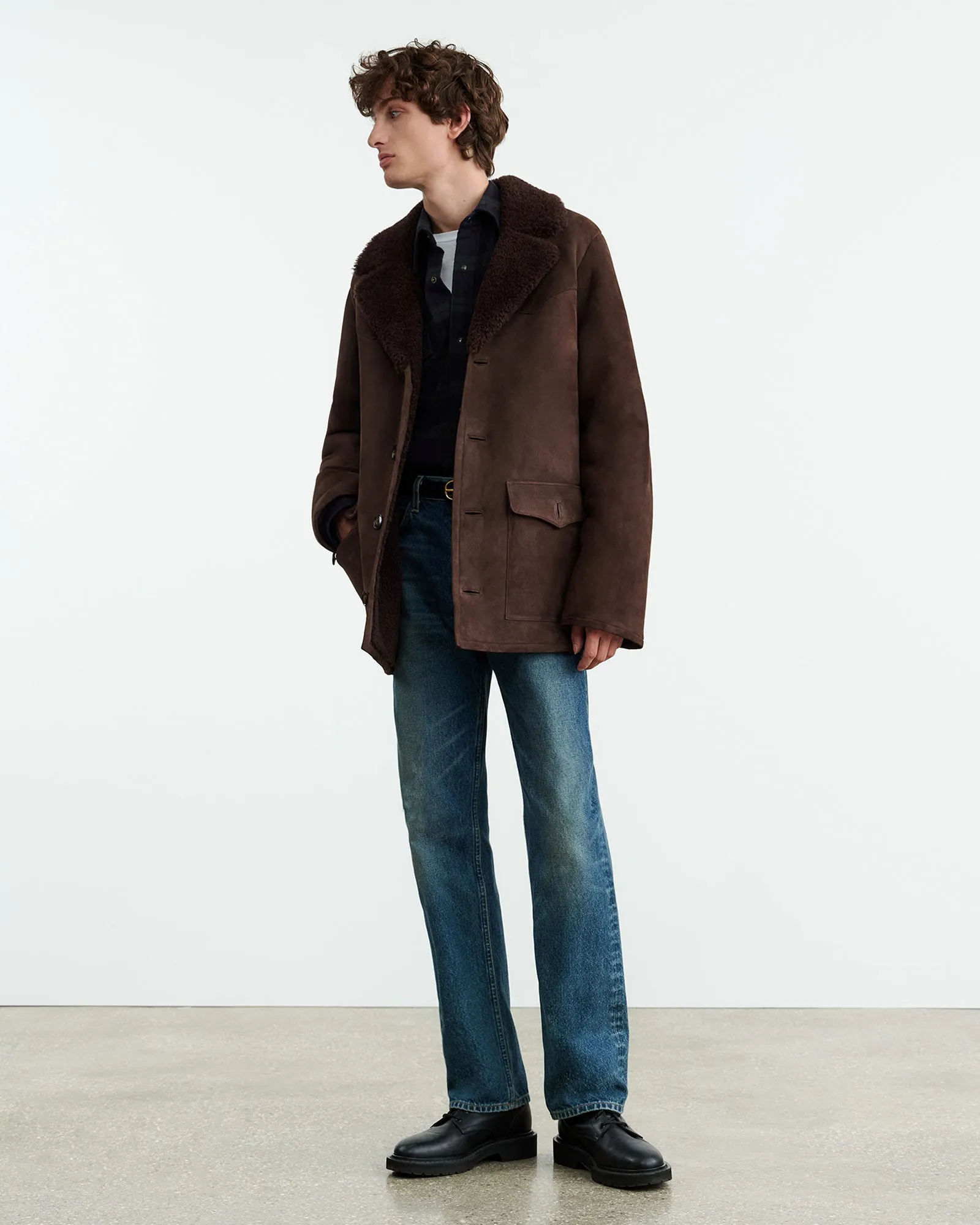 GOSHEN SHEARLING COAT