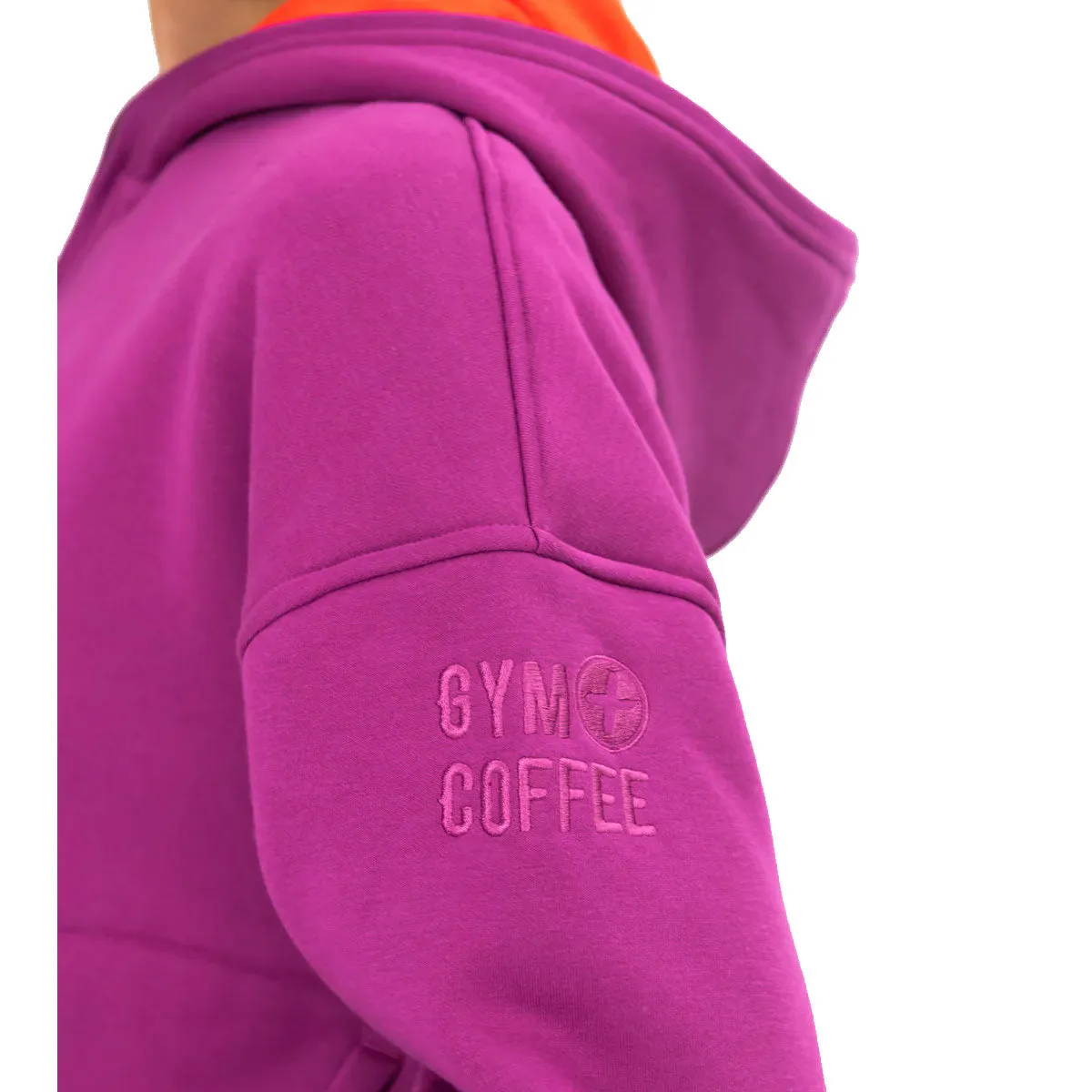 Gym Coffee Sierra Fleece Zip Hoodie - Womens - Very Berry