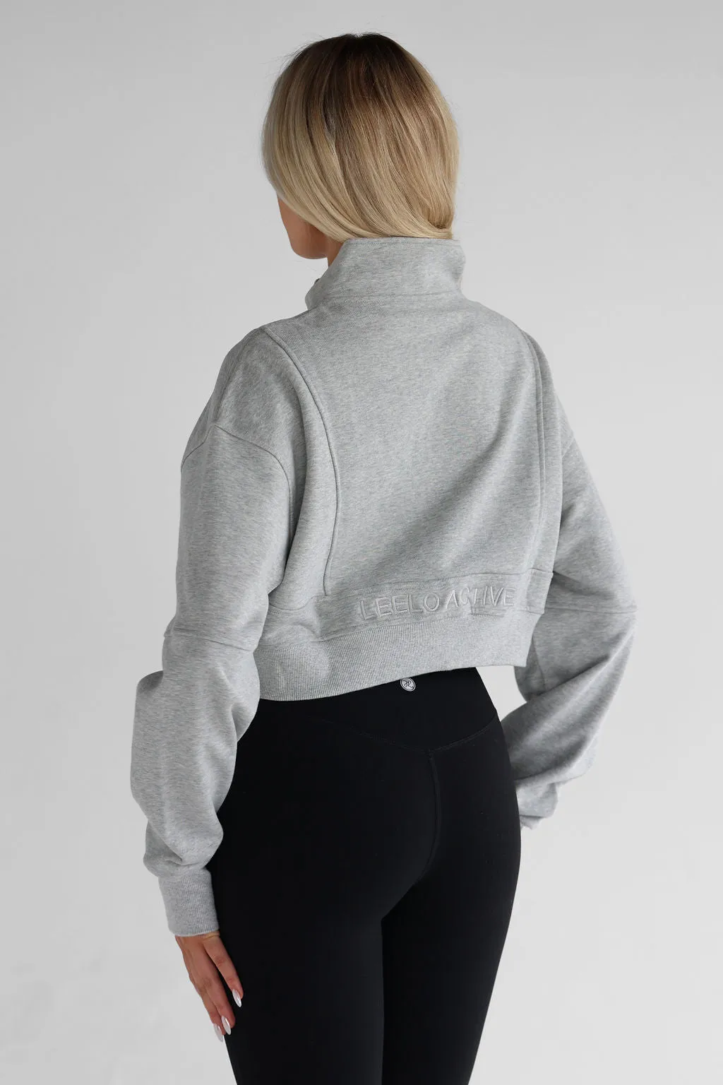 Half Zip Sweater - Heather Grey