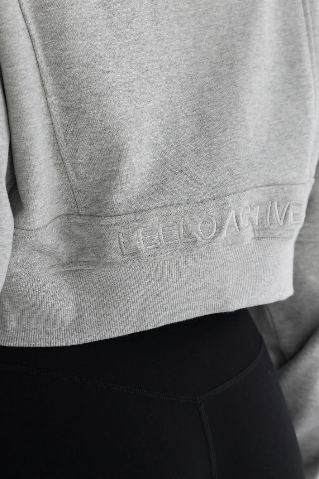 Half Zip Sweater - Heather Grey