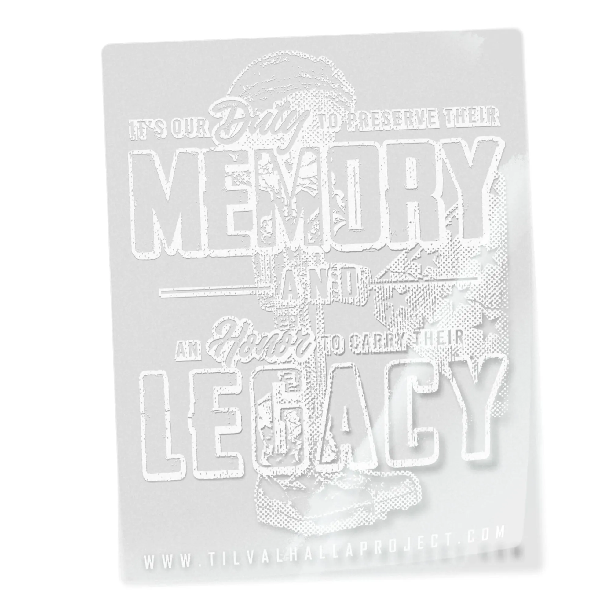 Heroes Never Forgotten - Decal