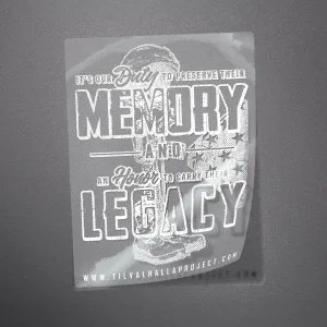 Heroes Never Forgotten - Decal