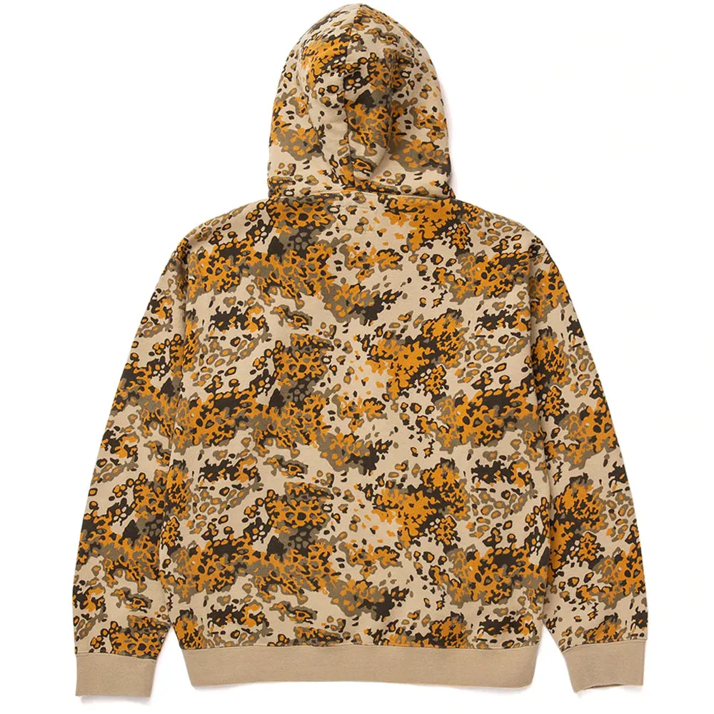 HUF CONTRA MOCKNECK P/O HOODIE // TAN CAMO