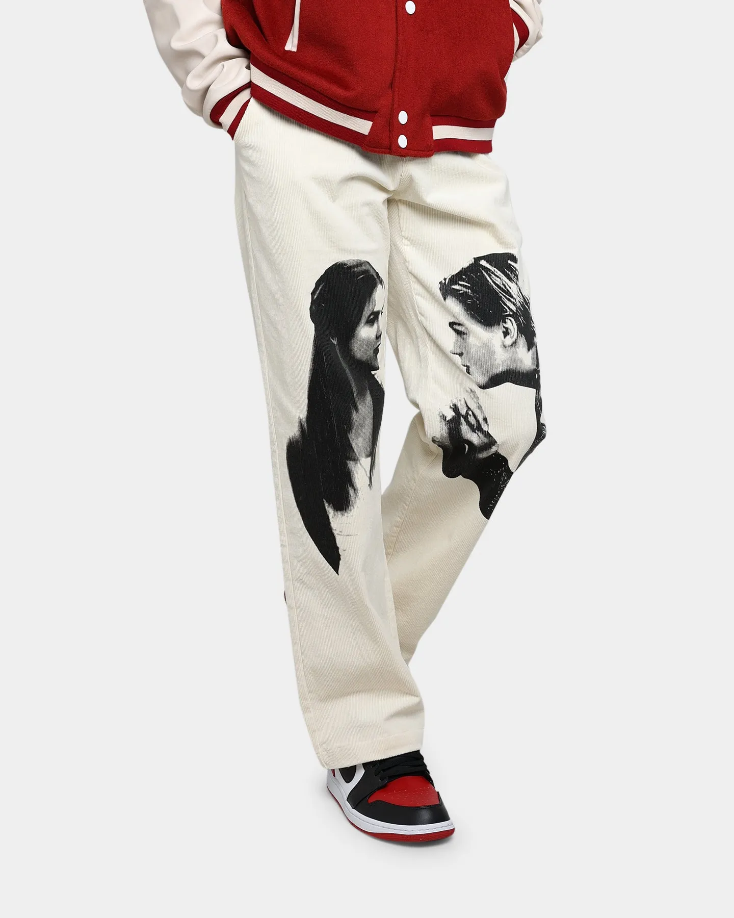 International Collective Lust For Love Corduroy Pants Off White