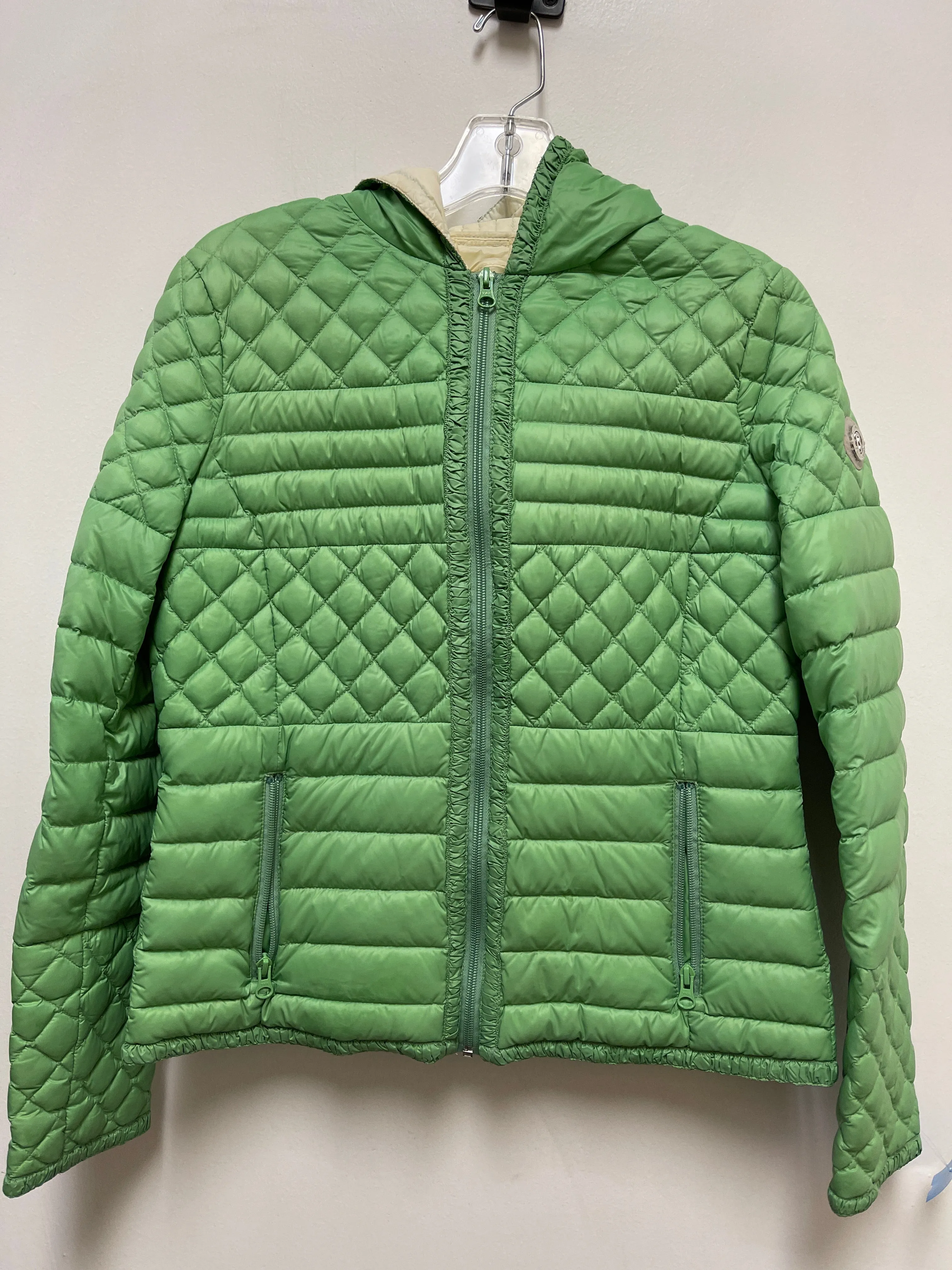 Jacket Puffer & Quilted By Bernardo In Green, Size: S