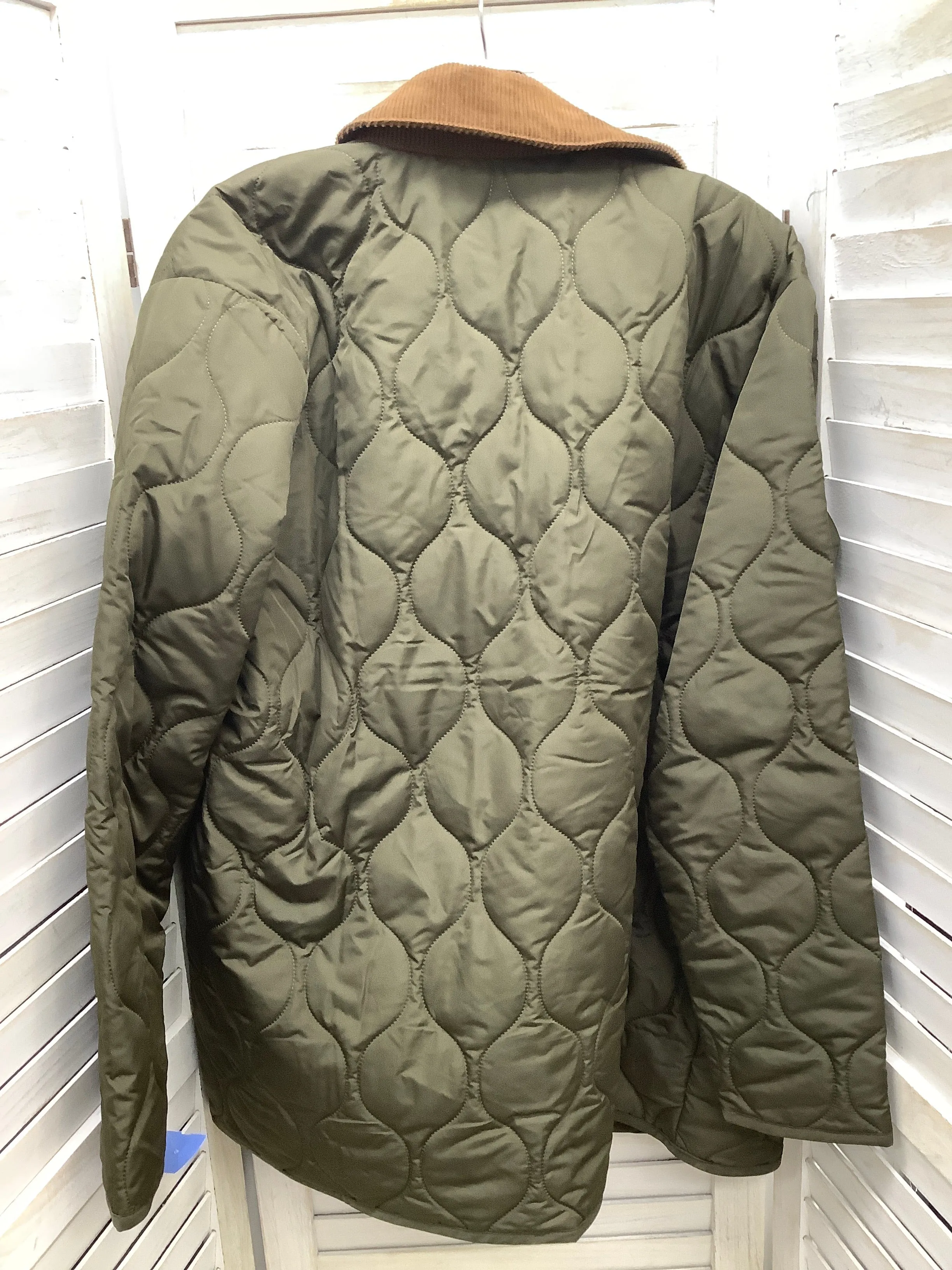 Jacket Puffer & Quilted By Old Navy In Green, Size: L