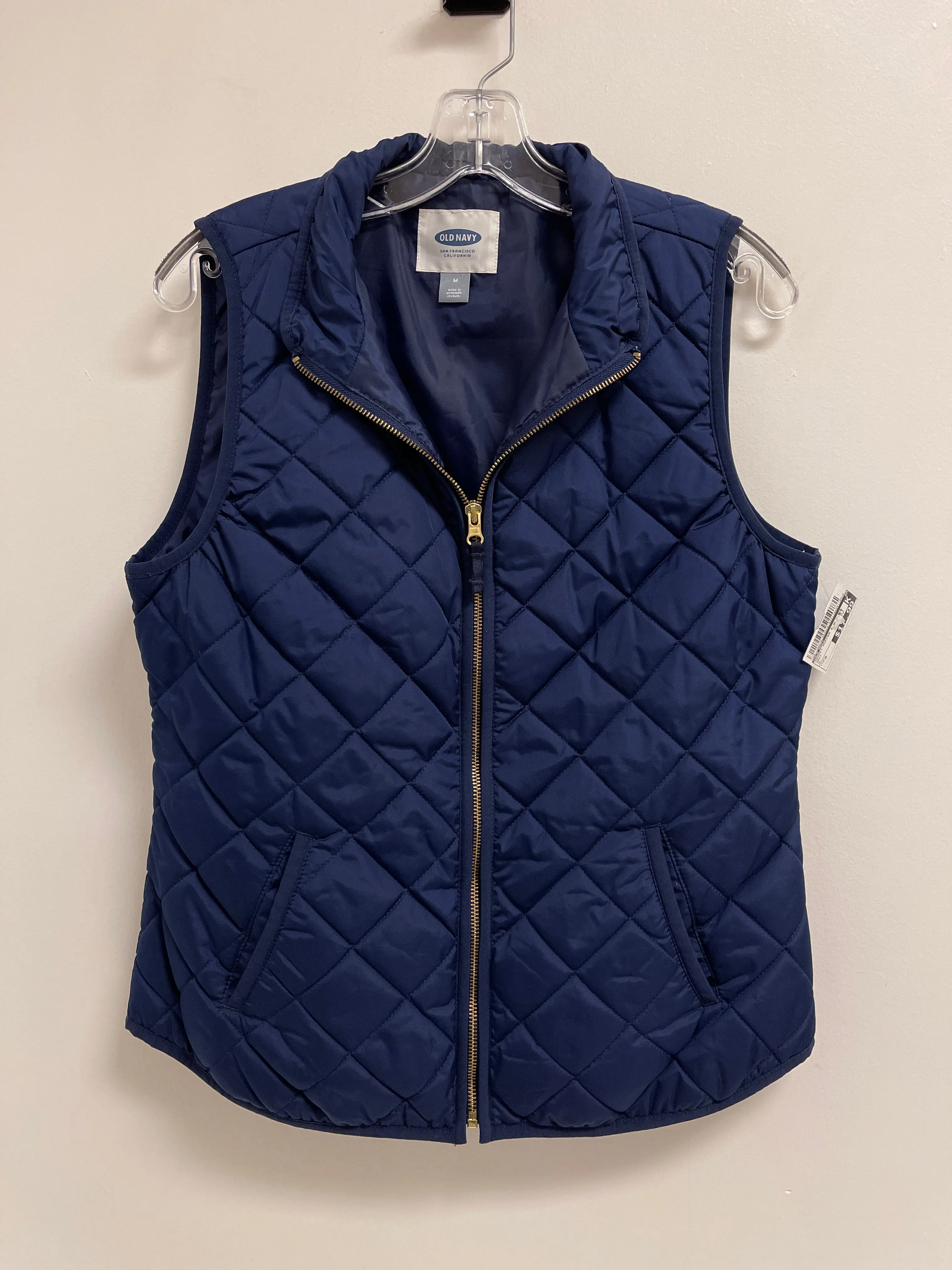 Jacket Puffer & Quilted By Old Navy In Navy, Size: M