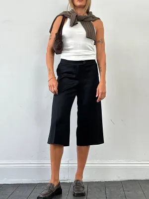 Jaeger Pure Wool Low Waist Straight Leg Culottes - W34