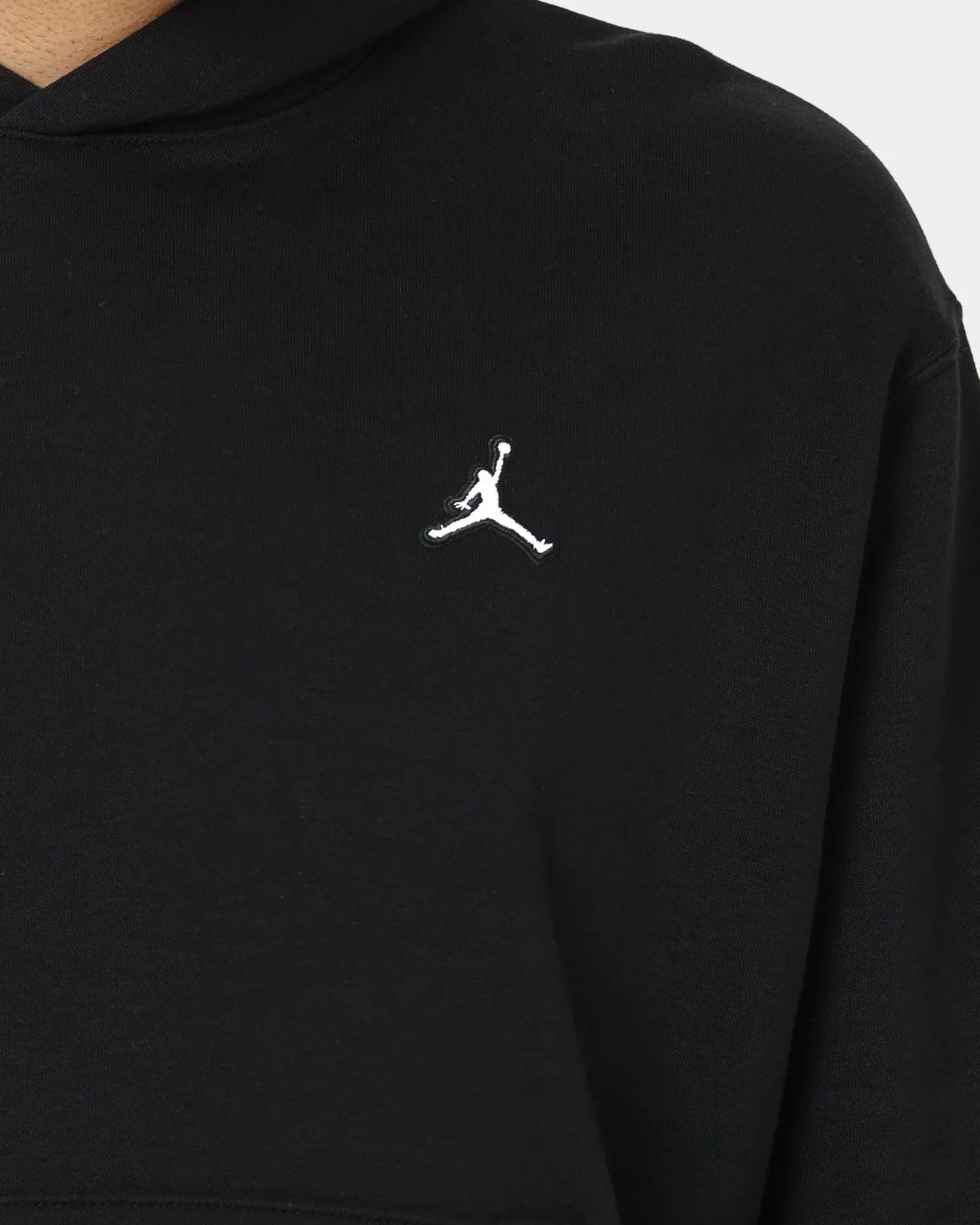 Jordan Essential Fleece Pull Over Hoodie Black/White