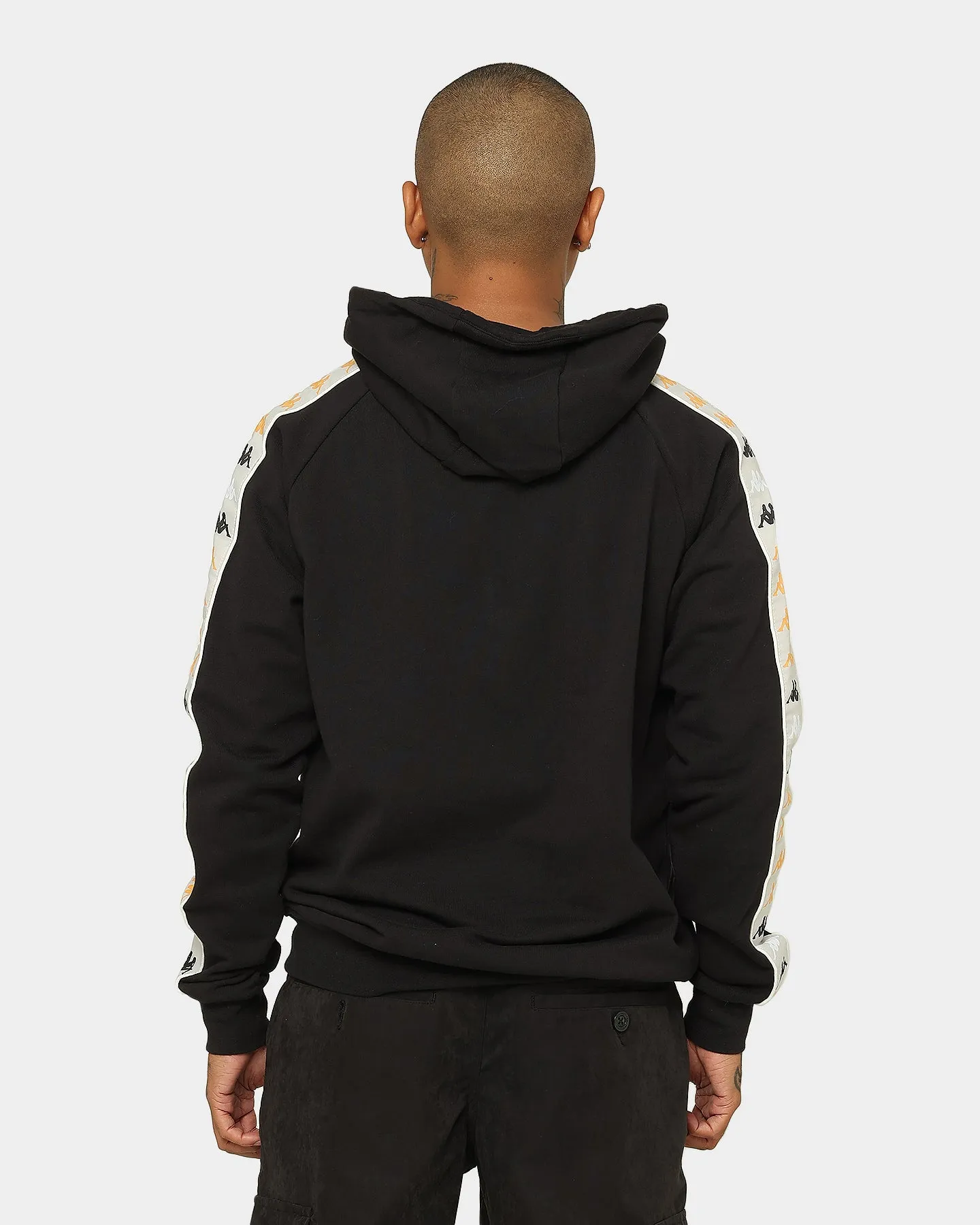 Kappa 222 Banda Hurtado 4 Hoodie Black Smoke/Grey