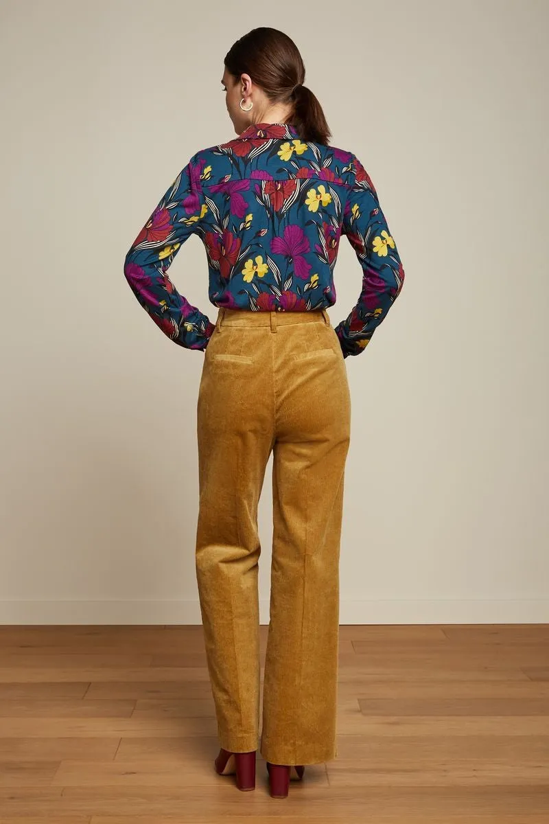 King Louie - Marcie Pants Corduroy Mustard Gold