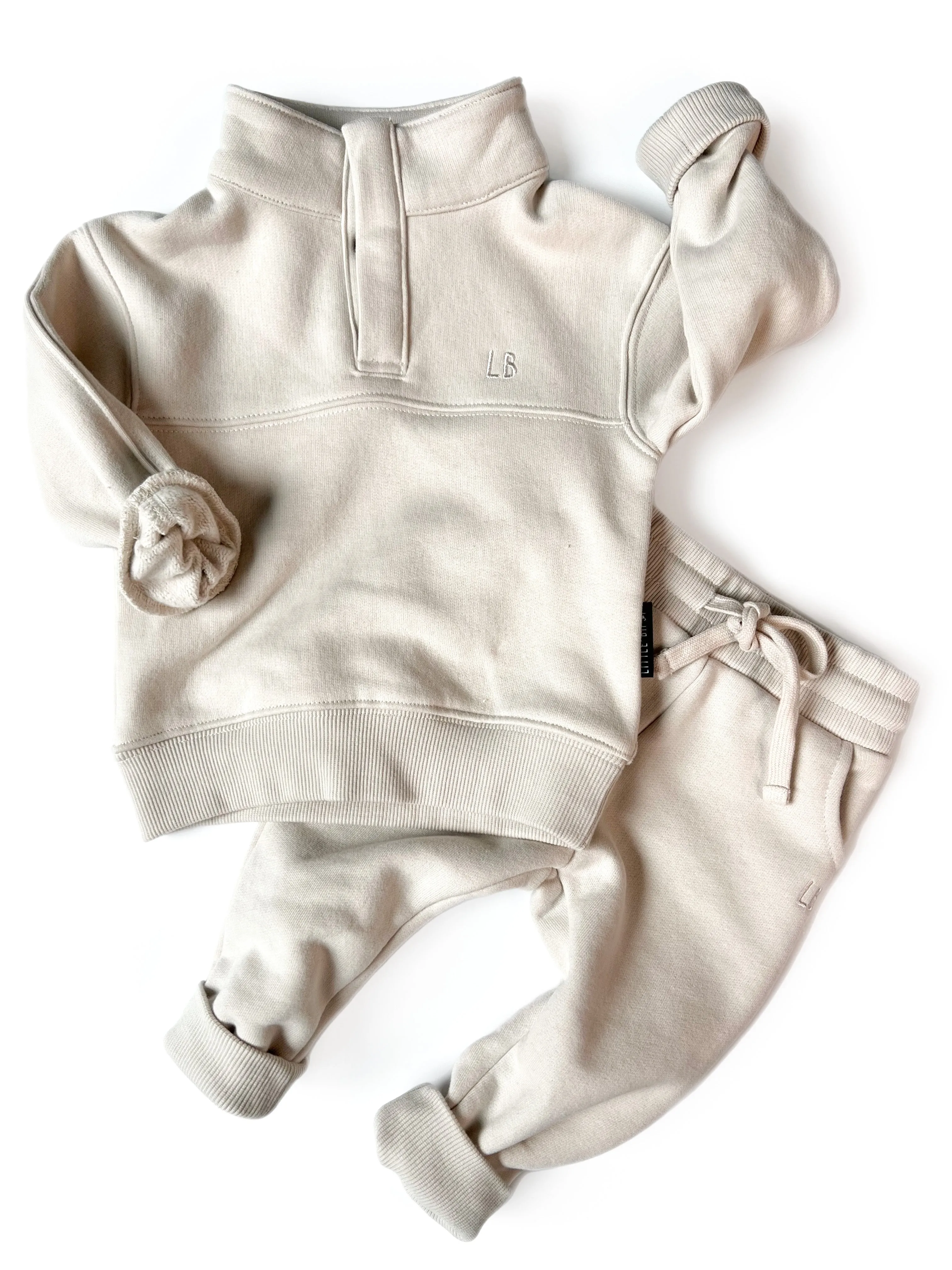 Little Bipsy Mock Neck Pullover - Ivory