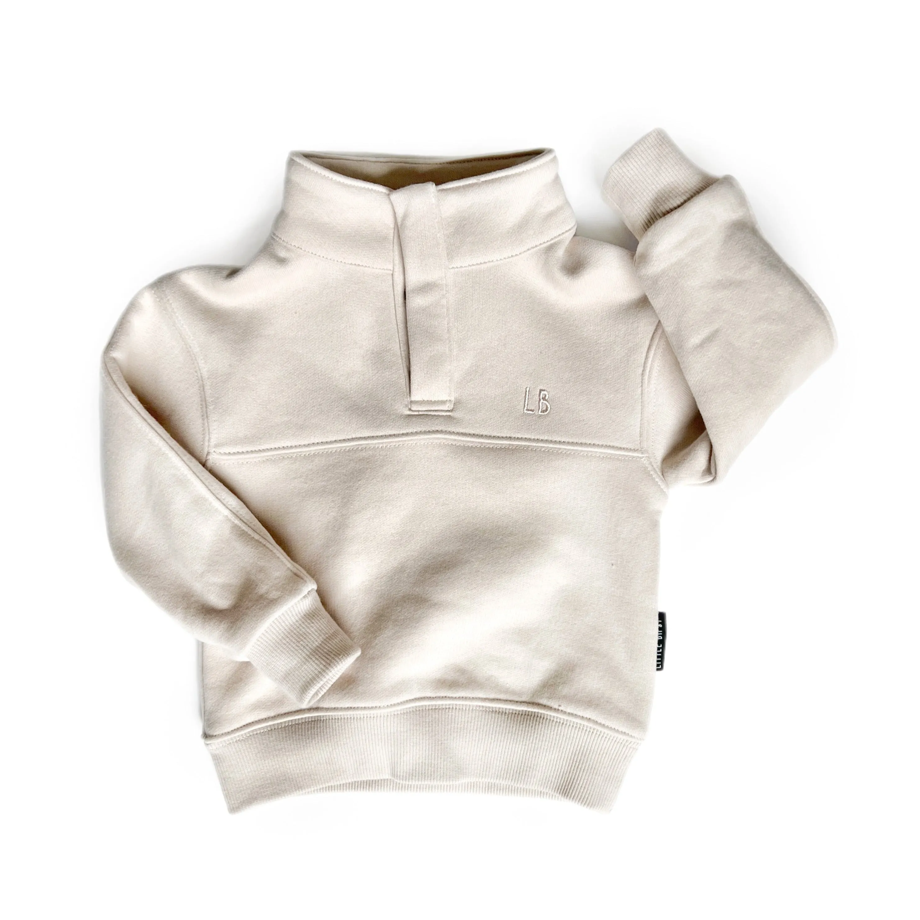 Little Bipsy Mock Neck Pullover - Ivory