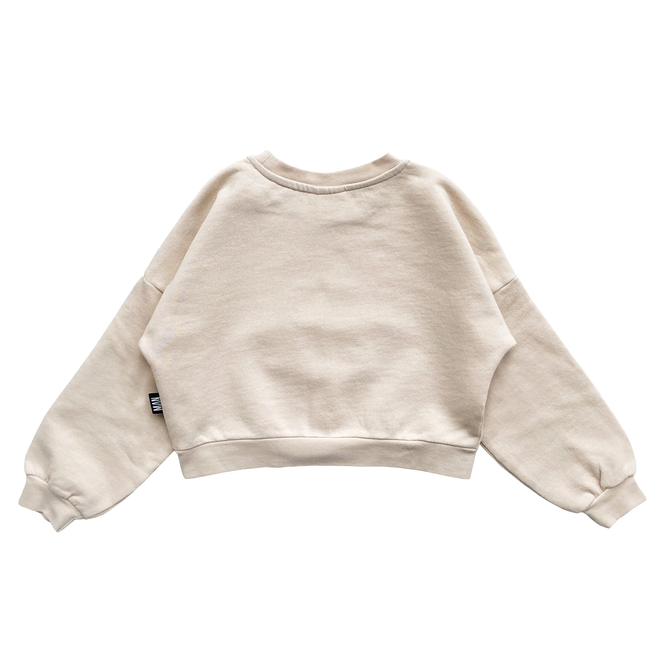 Little Man Happy RAINBOW Cropped Sweater