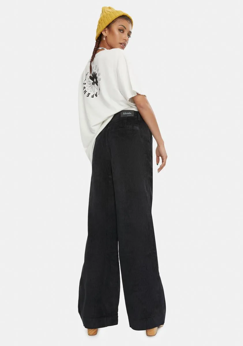 Maisie Hemp Corduroy Flared Pants