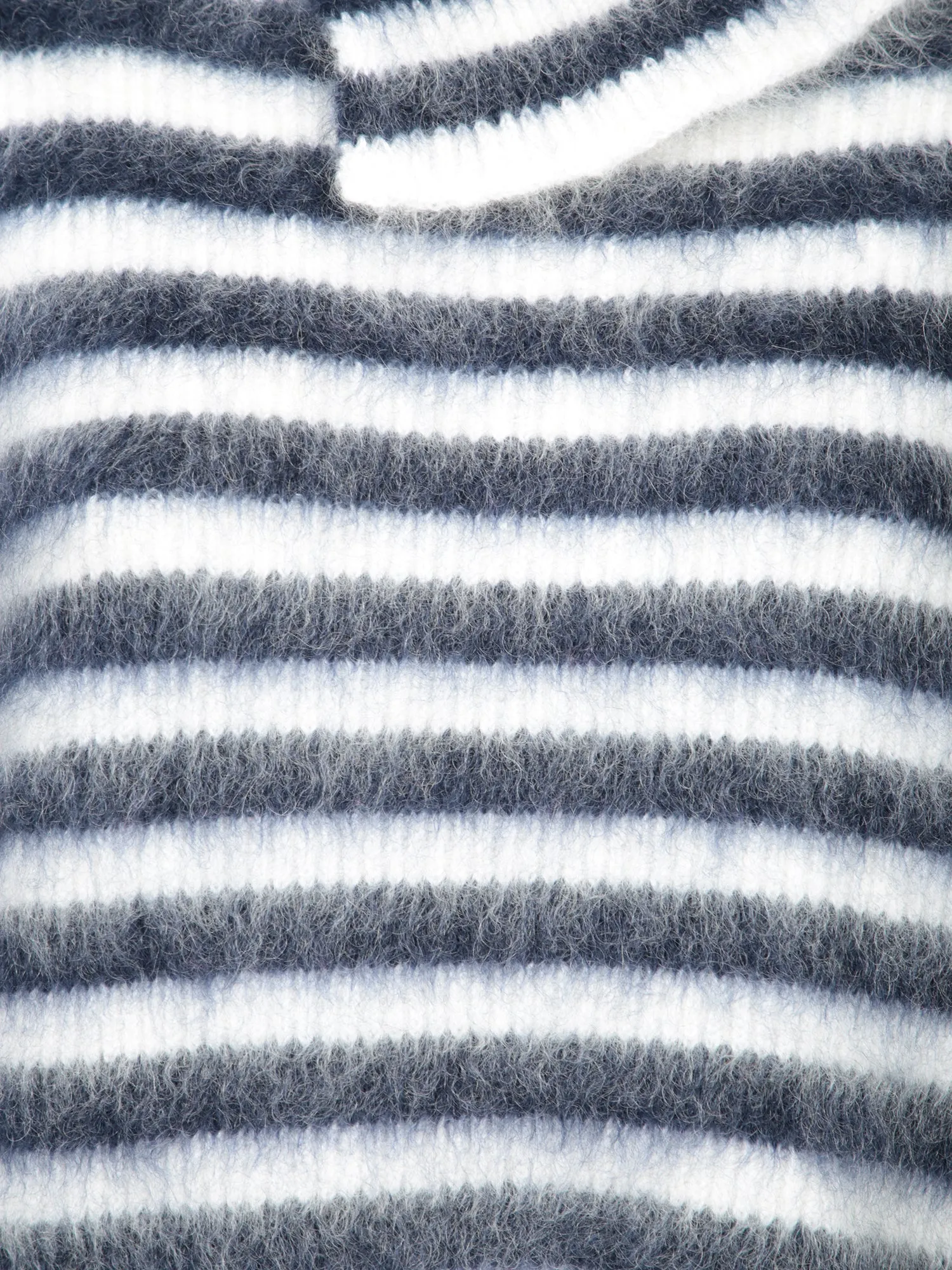 Marina Mohair Striped Blue Sweater