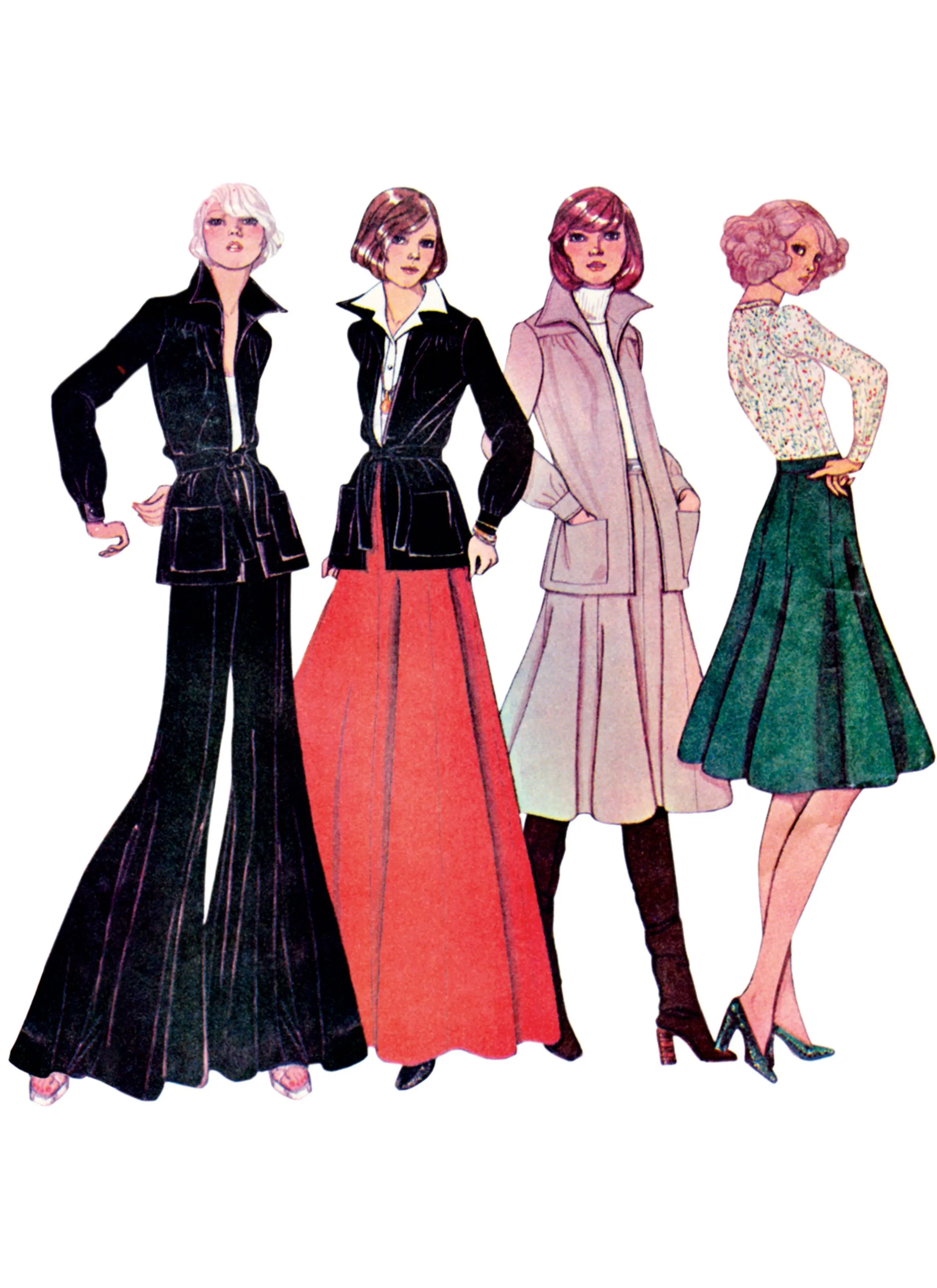 McCall's sewing pattern 8542 Misses' Jacket, Skirt and Trousers