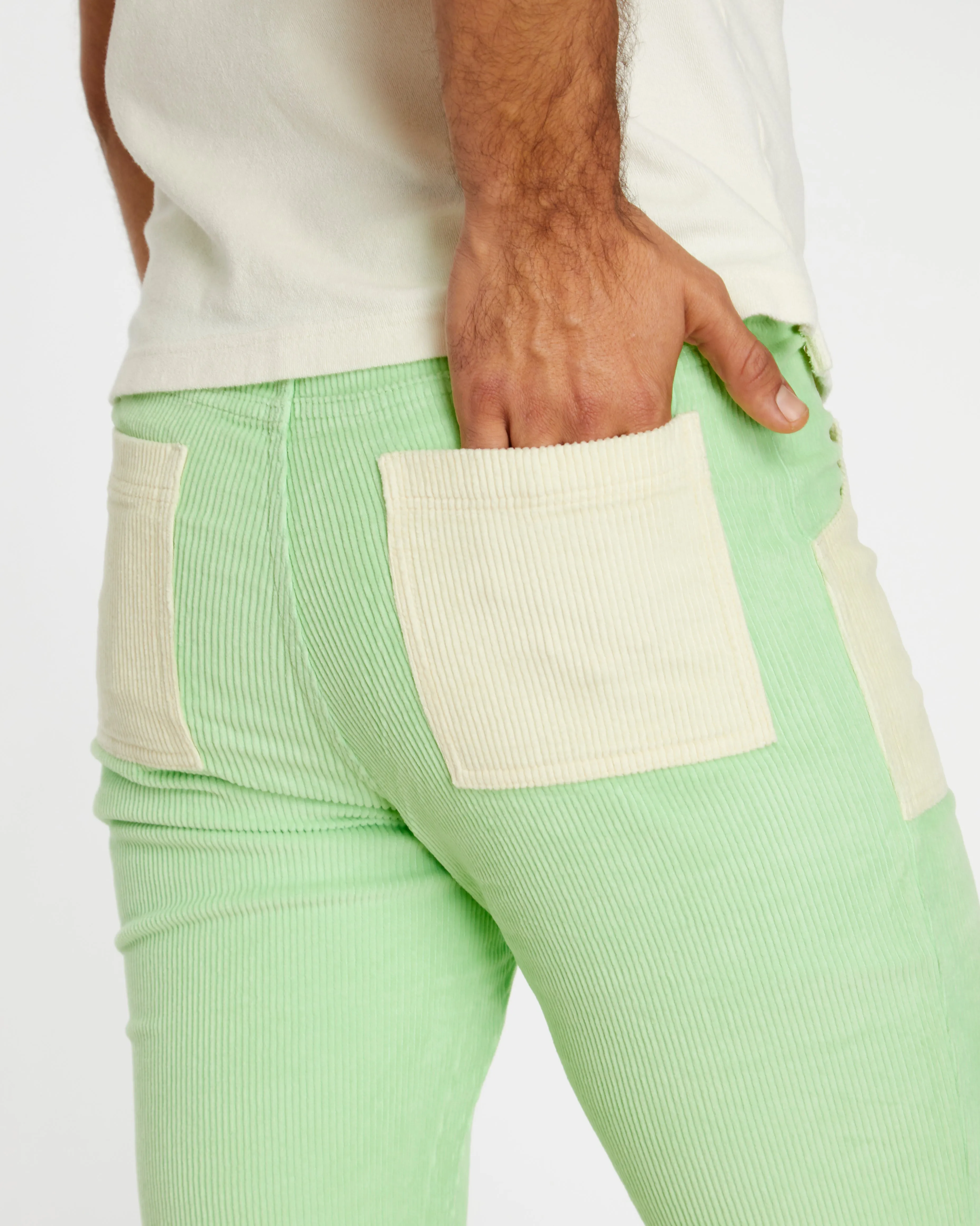 Men's Bell Bottom (Honeydew/Cream)